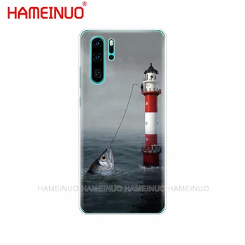 silicon phone cover case for huawei P30 PRO LITE P SMART 2019 plus p smart Z p20 lite 2019 cute gold fish fishman huawei P20 lite 2018