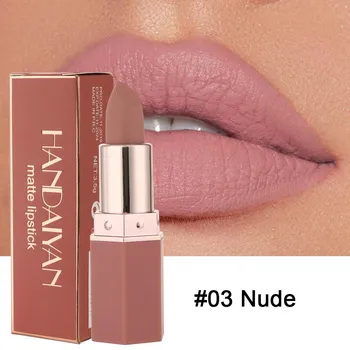 Матовые помады Nude Velvet, водостойкие, долговечные, увлажняющие, не выцветающие, нелипкие помады, блеск для губ, женский макияж