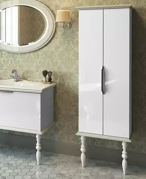 Шкаф-пенал Edelform Decora 60 белый глянец