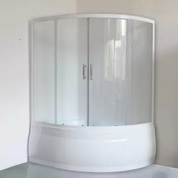 Шторка на ванну Royal Bath Alpine RB 160ALP-С 160 см, стекло шиншилла