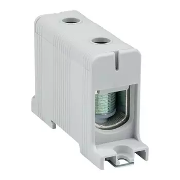 Клемма силовая одинарная EKF PROxima 35-150 кв.мм 800 В вводная серая (plc-kvs-35-150-gray)