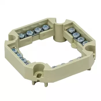 Клеммник для распределительных коробок 90х90х5,8 мм IP42 EKF (plc-020-018)