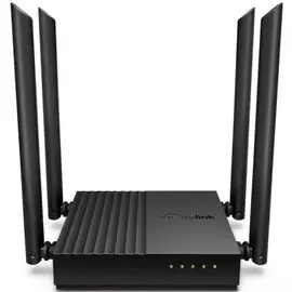 Беспроводной маршрутизатор TP-LINK Archer C64 Wi Fi 802.11n/b/g/a/ac AC1200 2,4ГГц /5ГГц, WAN Gb, 4*LAN Gb, IPv6, IPTV, Beamforming, Smart Connect, Ai