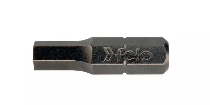 Бита Felo 02460010 шестигранная серия Industrial HEX 6,0X25, 10 шт