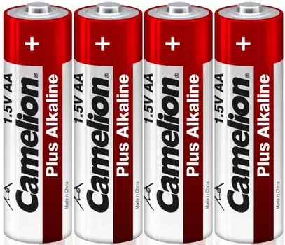 Батарейка Camelion LR6-SP4 Alkaline LR6/AA, 1,5 В, 2700 мА.ч, 4 шт в упаковке