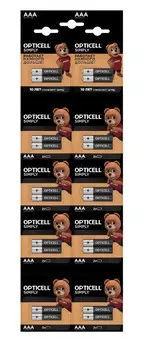 Батарейка OPTICELL SIMPLY LR03 отрывной BL20 2*10
