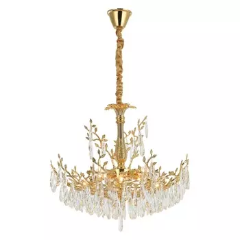 Люстра Citilux Ritz CL310082 золотистая
