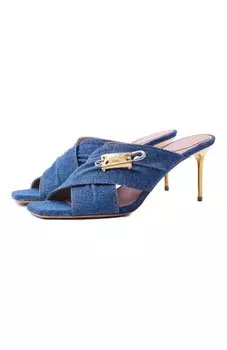 Текстильные мюли Safety Pin 75 Balmain