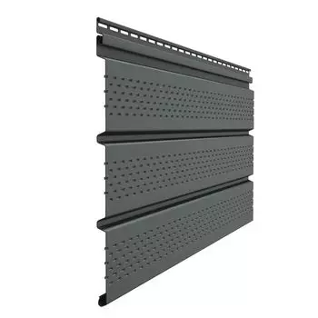 Софит перфорированный Docke Т4 Графит 3,05х0,305 м