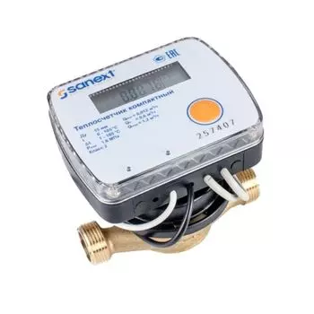 Теплосчетчик Sanext механический Mono RM Ду 15 мм, 0,6 м3/ч универсальный RS-485 (5853)