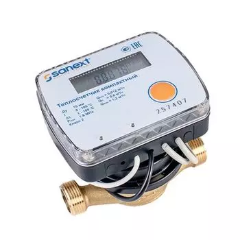 Теплосчетчик Sanext механический Mono RM Ду 15 мм, 0,6 м3/ч универсальный RS-485 (5853-К)