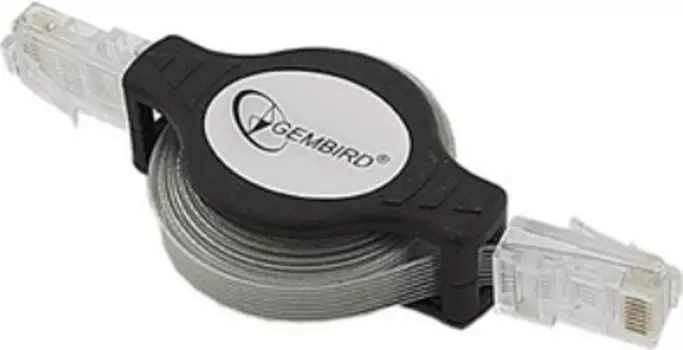 Патч-корд UTP кат.5e, 1.5м, RJ45-RJ45, серый, GEMBIRD (CCB-PP12-88-5)
