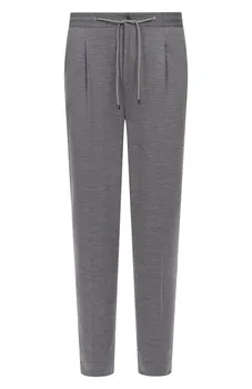 Брюки из шерсти и хлопка Corneliani