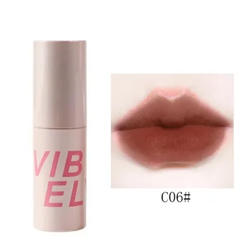 VIBELY Small Chubby Dun Velvet Matte Lip Slime Burst Студенты Доступная помада для губ с глазурью C01#
