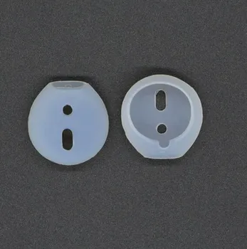 1 пара силиконовых наушников, сменный аксессуар для наушников для Airpods 1/2, чехол для наушников-вкладышей для Airpods 3 (2021) For Airpods 1 /2 Cover чёрный