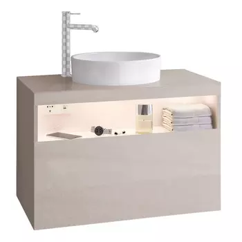 Тумба с раковиной Keuco Stageline 32864180100 кашемир
