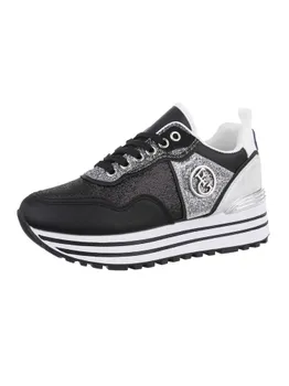 Кроссовки на шнуровке Ital-Design, цвет schwarz und silber