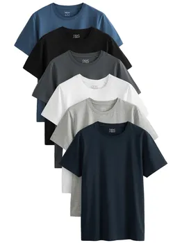 Рубашка Next, цвет Navy/Opal/Grey/Light grey/Black/White