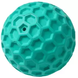 Игрушка Homepet Silver Series мяч для чистки зубов бирюзовый для собак (Ø 8 см, Бирюзовый)