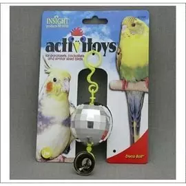 Игрушка JW Pet Disco Ball Toy зеркальный шар с колокольчиком для птиц