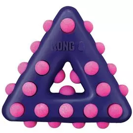 Игрушка Kong Dotz треугольник для собак (17 см, )
