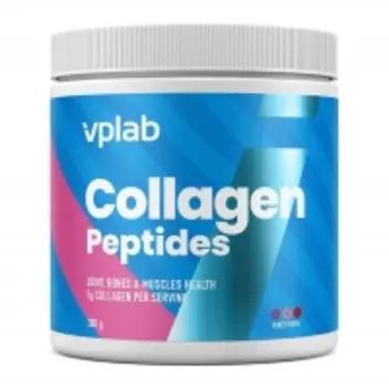 Vplab - Комплекс Collagen Peptides со вкусом лесных ягод для поддержки красоты и молодости, 300 г