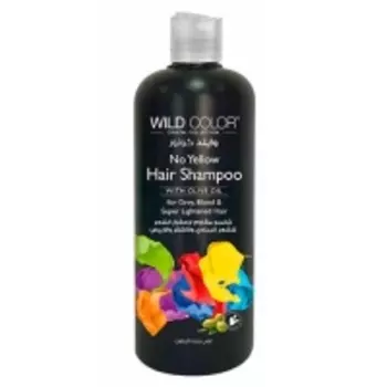 Wildcolor - Анти-жёлтый шампунь для осветленных и седых волос No Yellow, 1000 мл
