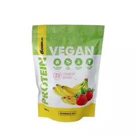 Коктейль протеиновый Bombbar Vegan Клубнично-банановый смузи, 900 г