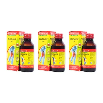 Набор Маханараяна Тайлам (3 x 100 мл), Mahanarayan Tel Set, произв. Baidyanath