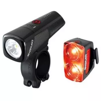 Фара+Фонарь SIGMA BUSTER 800 CREE передняя 800 люмен, 4 режима USB / RL 150, 4-019820