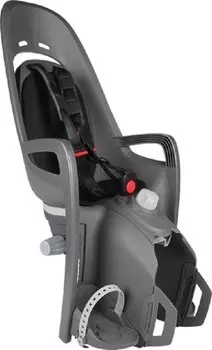Детское велокресло HAMAX 2017 ZENITH RELAX W/ CARRIER ADAPTER, на багажник, серо-черный вкладыш, до 22 кг, 553061