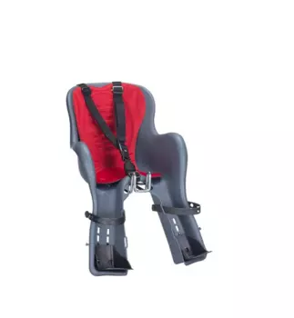 Детское велокресло HTP KIKI DELUXE, на рулевую трубу, темно-серое, до 15 кг, 92070720