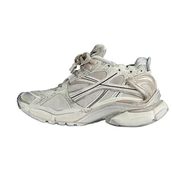 Кроссовки мужские Balenciaga Runner, серый / бежевый