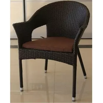 Плетеное кресло Y79A-W53 Brown (Искусственный ротанг/Коричневый) Afina