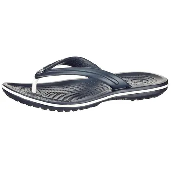 Сандалии с Т-образным ремешком Crocs Flip, темно-синий