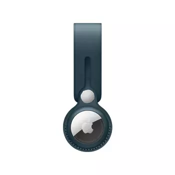 Брелок для метки AirTag Apple Leather Loop, кожа, балтийский синий (MM043ZM/A)
