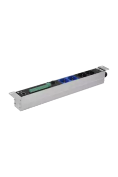 Блок розеток (PDU) Rem R-MC1-32-2x2S-440-K, 1U, кол-во розеток:4 (4xЕвро), 32А, черный/серебристый (R-MC1-32-2x2S-440-K)