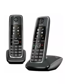Р/Телефон Dect Gigaset C530 DUO RUS черный (труб. в компл.:2шт) АОН