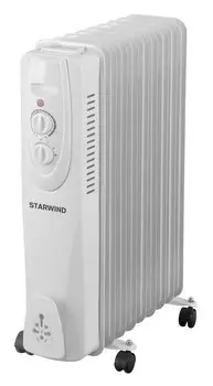 Радиатор масляный Starwind SHV3915 1500Вт белый