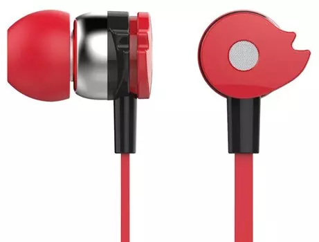 Наушники вкладыши Oklick HP-S-210 1.2м красный проводные в ушной раковине (D1-1)
