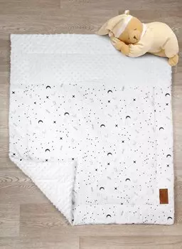 Плед AmaroBaby EXCLUSIVE Creative Collection 95х85 хлопок/minky STARS