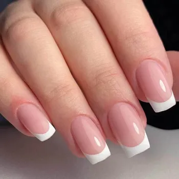 1 комплект градиентных накладных ногтей Coffin Fake Nails Bling False Nails Full Cover False Nail Tips