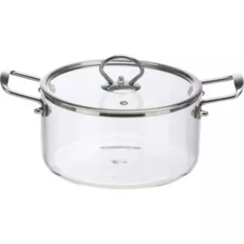 Кастрюля с крышкой Italiano, 2.5 л, стекло