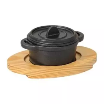 кастрюля Volcano 13х10х7,5см, чугун