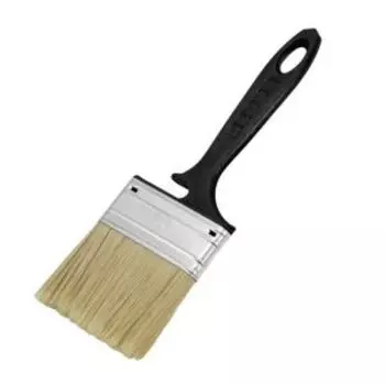 Кисть флейцевая Decor Black Edition универсальная, 75х14 мм, смешанная щетина, пластиковая ручка