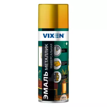 Эмаль акриловая универсальная Vixen Металлик, бронза, 520 мл