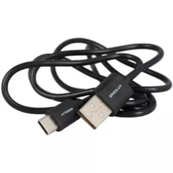 Кабель Ergolux ELX-CDC02P-C02 Промо, USB-Type C, 2А, 1 м, черный
