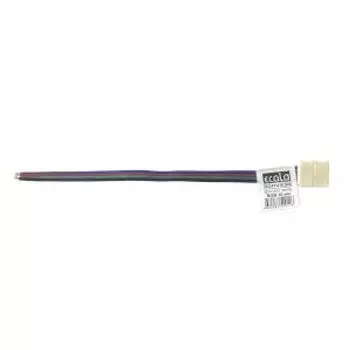 Кабель соединительный Ecola LED strip connector с 4-х контактным зажимным разъемом 10 мм, 15 см