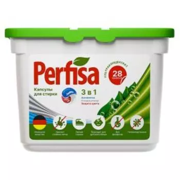 Капсулы для стирки Perfisa 3в1, 28 шт
