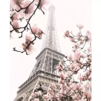 картина на холсте POSTERMARKET Эйфелева башня, 40х50 см